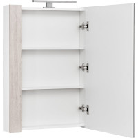 Зеркальный шкаф AQUATON Кантри 55 белый, дуб верона 1A257702AHB20