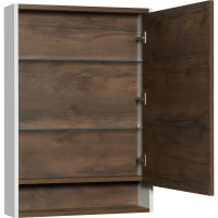 Зеркальный шкаф AQUATON Капри 60 таксония темная 1A230302KPDB0