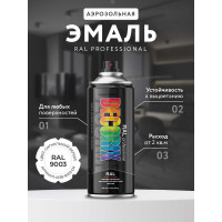 Аэрозольная эмаль Decorix RAL ПРОФЕССИОНАЛЬНАЯ глянцевая сигнальный белый RAL 9003 520 мл 0138-9003 DX
