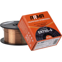 Проволока сварочная омедненная ER70S-6 (Св-08Г2С) 0.8 мм, 1 кг ARMA ER70S60801