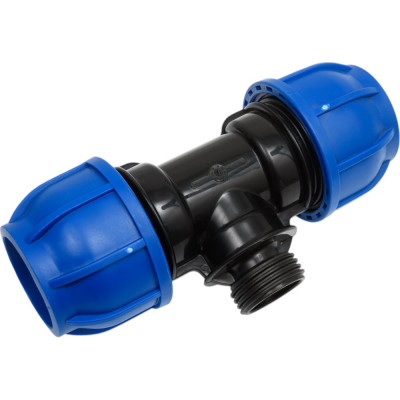 Компрессионный переxодной тройник TEBO ПНД  50x25x50 T-ПНД.Тр.0.50-25-50.CN