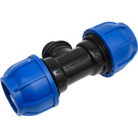 Компрессионный переxодной тройник TEBO ПНД  50x25x50 T-ПНД.Тр.0.50-25-50.CN