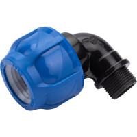 Компрессионный отвод TEBO ПНД нар. резьба 32x3/4" T-ПНД.О.5.32-34.CN