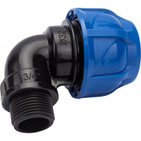 Компрессионный отвод TEBO ПНД нар. резьба 32x3/4" T-ПНД.О.5.32-34.CN