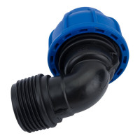 Компрессионный отвод TEBO ПНД  нар. резьба 25x1" T-ПНД.О.5.25-1.CN