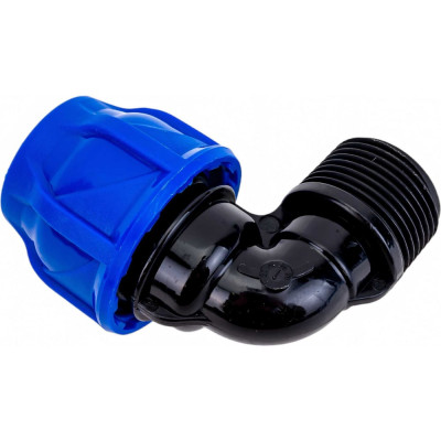 Компрессионный отвод TEBO ПНД нар. резьба 20x3/4" T-ПНД.О.5.20-34.CN