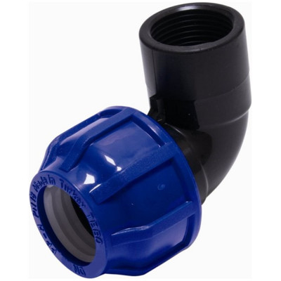 Компрессионный отвод TEBO ПНД вн. резьба 32x1" T-ПНД.О.4.32-1.CN