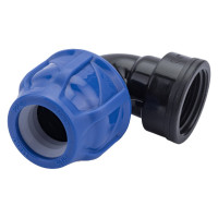 Отвод компрессионный вн. резьба TEBO ПНД 20x3/4" T-ПНД.О.4.20-34.CN