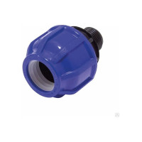 Муфта TEBO ПНД компрессионная нар. резьба 63x2.1/2" T-ПНД.М.5.63-212.CN