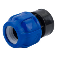 Компрессионная муфта TEBO ПНД вн. резьба 25x1" T-ПНД.М.4.25-1.CN