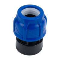 Компрессионная муфта TEBO ПНД вн. резьба 25x1" T-ПНД.М.4.25-1.CN