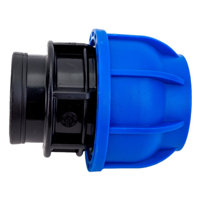 Компрессионная муфта TEBO ПНД вн. резьба 40x1" T-ПНД.М.4.40-1.CN