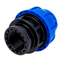 Компрессионная муфта TEBO ПНД вн. резьба 40x1" T-ПНД.М.4.40-1.CN