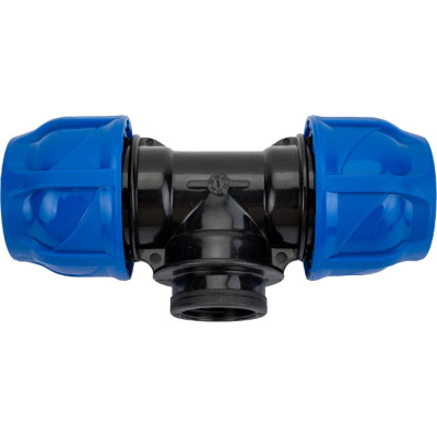 Компрессионный тройник TEBO ПНД вн. резьба 25x1/2" T-ПНД.Тр.4.25-12.CN