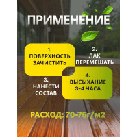 Лак бесцветный высокоглянцевый Радугамалер ПФ-157 1,9 л 4650001275004