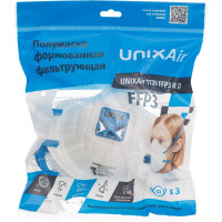 Формованная фильтрующая полумаска UNIXAir 113V FFP3 R D, 3 шт 102-044-0017