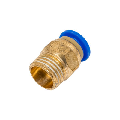 Фитинг цанговый прямой металлический 8 мм, наружная резьба 1/4" ARMA CF M1/4-08