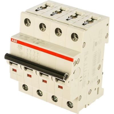 Автоматический выключатель ABB S204 4P 50А 6kA 2CDS254001R0504