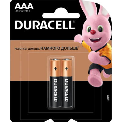 Батарейка LR MN 2400/LR03 Basic BP2 2шт Duracell 116465