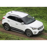 Пороги "Premium" Rival для Hyundai Creta 2016-2020 2020-н.в., 173 см, 2 шт., алюминий, A173ALP.2310.1
