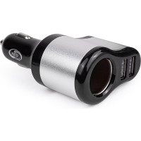 Разветвитель прикуривателя c выходом 2 USB AUTOVIRAZH 2100мА,12/24V AV-4303