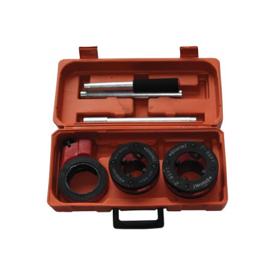 Ручной клупп для нарезки резьбы на трубах BAUM с трещоткой, 3 предмета 297-1/2"-1"