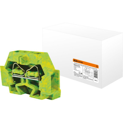 Микроклемма модульная TDM ELECTRIC МКМ 4мм2 желто-зеленая SQ0822-0109