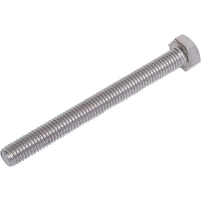 Болт Госкреп DIN 933 с шестигр. гол. с полн. рез. 8х80 нержав. сталь 2 шт. 10-0015350