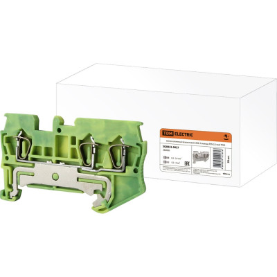 Клеммный безвинтовой зажим TDM ELECTRIC ЗКБ 3 вывода PEN 2,5 мм2 SQ0822-0027