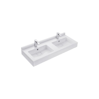 Раковина AQUATON Сакура 1200 две чаши, белая 00060801