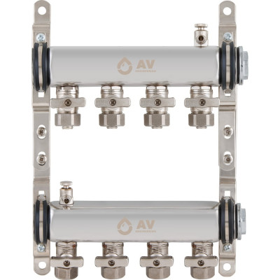 Коллекторная группа AV Engineering AVE134, 4 выхода AVE13400104