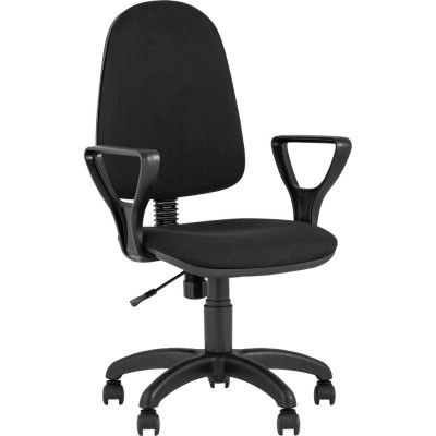 Компьютерное офисное кресло для школьника Стул Груп престиж черное prestige_black