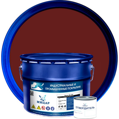 Эмаль Мицар ХС-759 (10 кг+0,2 кг) красно-коричневый УТ000013125