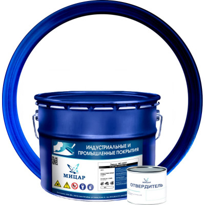 Эмаль Мицар ЭП-1267 10 кг + 0.2 кг, белая УТ000013144