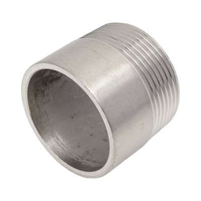 Приварной нержавеющий ниппель (полусгон) TITAN LOCK нар. резьба, DN40, TL40HRT