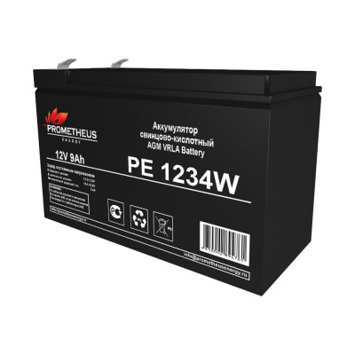 Аккумулятор PE1234W 9Ач, 12В Prometheus energy НФ-00003161