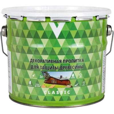 Декоративная пропитка V Classic венге, 3 л 255397