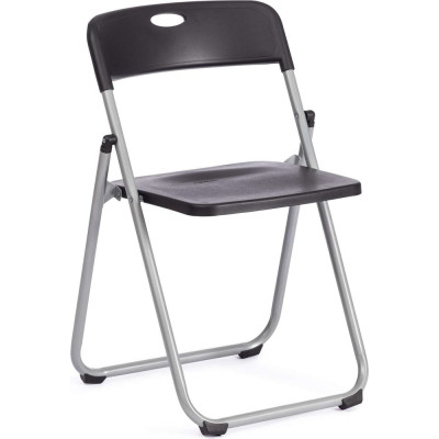 Складной стул Tetchair folder 3017h каркас: металл, сиденье/спинка: пластик, 49x46.5x73.5 см, black (черный) / grey (серый) 20469