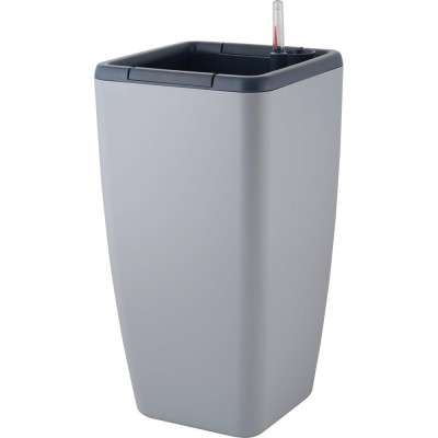 Горшок с автополивом INGREEN munchen 20л с внутренней вставкой 8л, квадратный, утренний туман IG622511025 231982