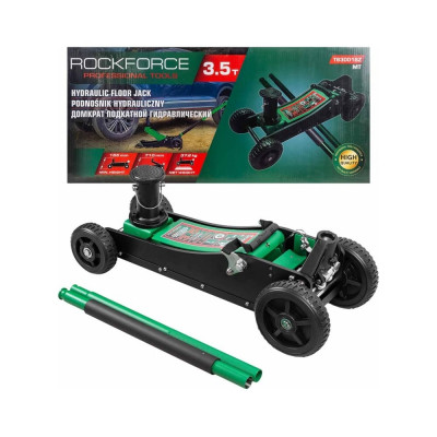 Подкатной гидравлический домкрат Rockforce 3.5т, h min 155мм, h max 710 мм RF-T830018Z MT(57719)