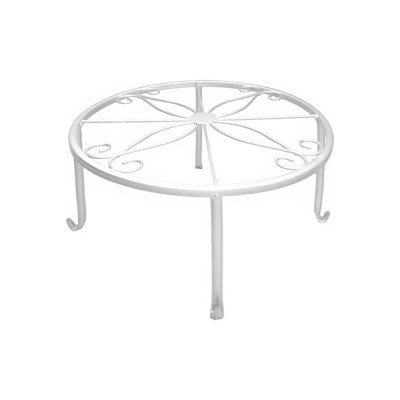 Подставка под кашпо Homium Flower, на ножках, белая standIron10white