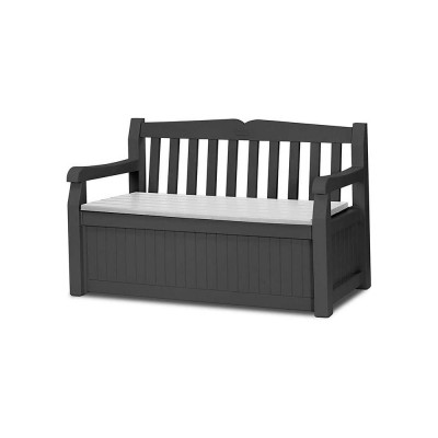 Скамейка для сада KETER EDEN GARDEN BENCH 265 л, графит 250076