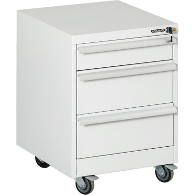 Подкатная тумба VIKING 490х580х610 мм ТП-01/S ESD RAL7035