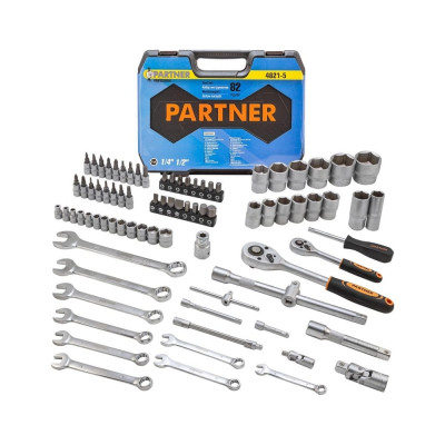Набор инструментов Partner 82пр. 1/4'', 1/2'' PA-4821-5(51985)