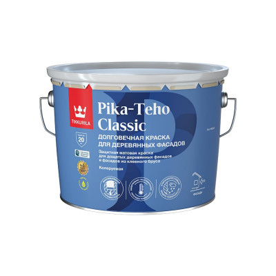 Краска для домов Tikkurila PIKA-TEHO CLASSIC A мат 9л 700014061