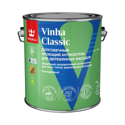 Антисептик кроющий Tikkurila VINHA CLASSIC VVA п/мат 2,7л 700014054