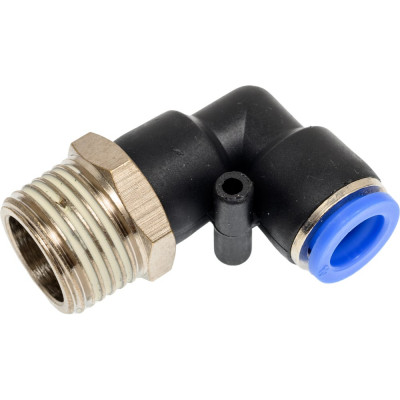 Фитинг цанговый угловой 10 мм, наружная резьба 1/2, пластик, тип PL, 10 шт TITAN LOCK TLP-PL10-04_10