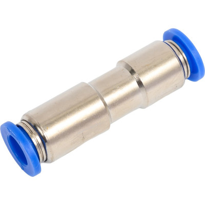 Фитинг цанговый прямой соединительный с клапаном для трубок с наружным диаметром 8 мм SHPI CVPU 08