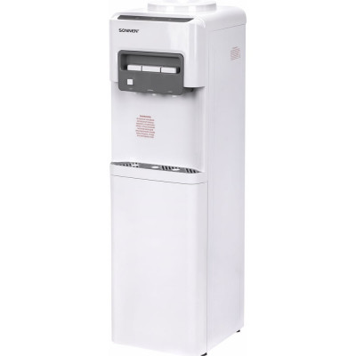Кулер для воды SONNEN Fsc-03ac, напольный, нагрев/охлаждение компрессор, шкаф, 3 крана, белый 455419