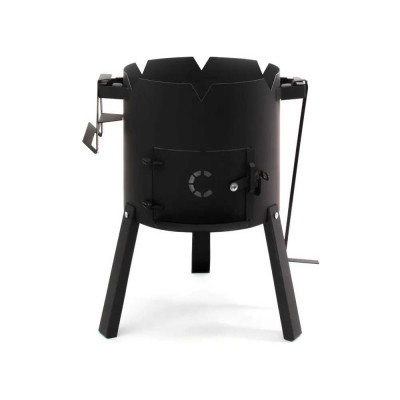 Печь под казан Сибирский Следопыт 12 л, d370, сталь 2 мм, без трубы PF-SC-03